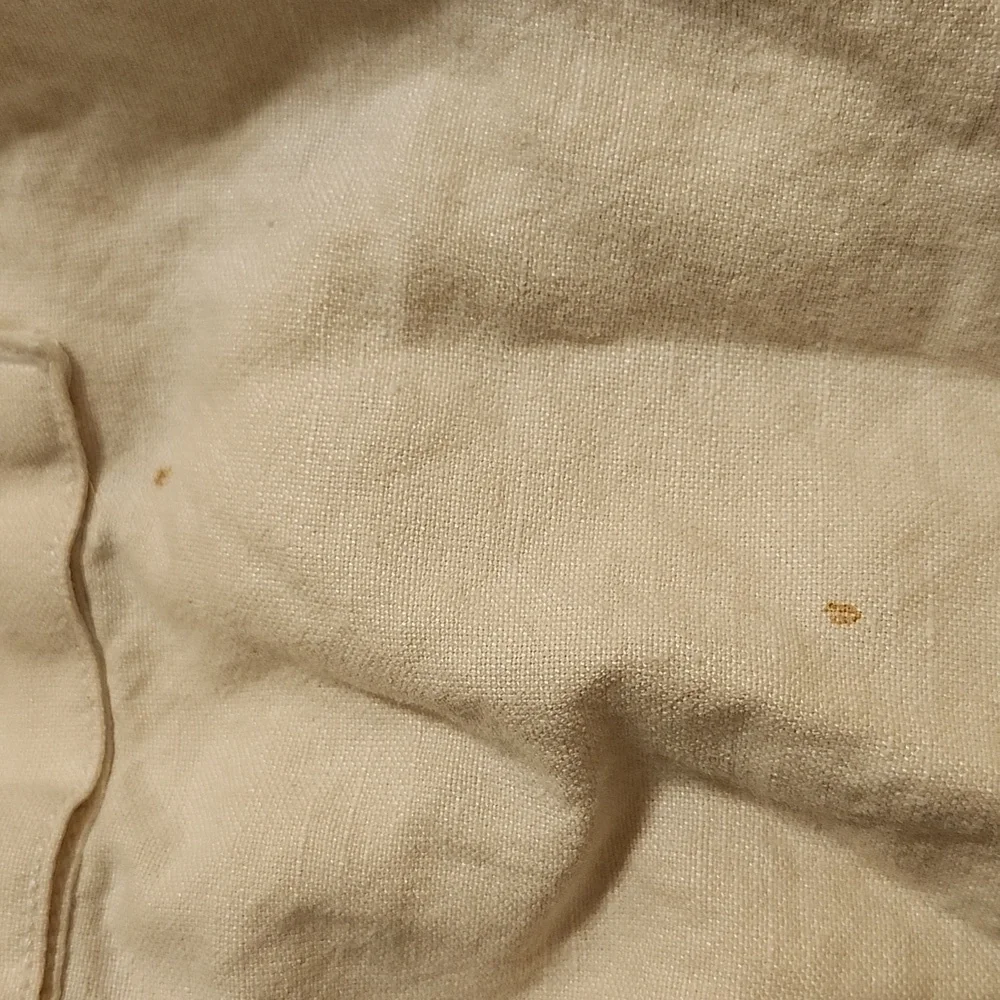 Banana Republic Cream Straight Fit Pants